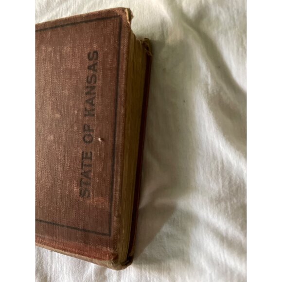 The Stone Arithmetic Advanced State Of Kansas Hardcover 1911 Vintage Book - Picture 4 of 16